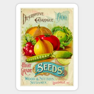 Seed Catalogue Cover (1900) Sticker